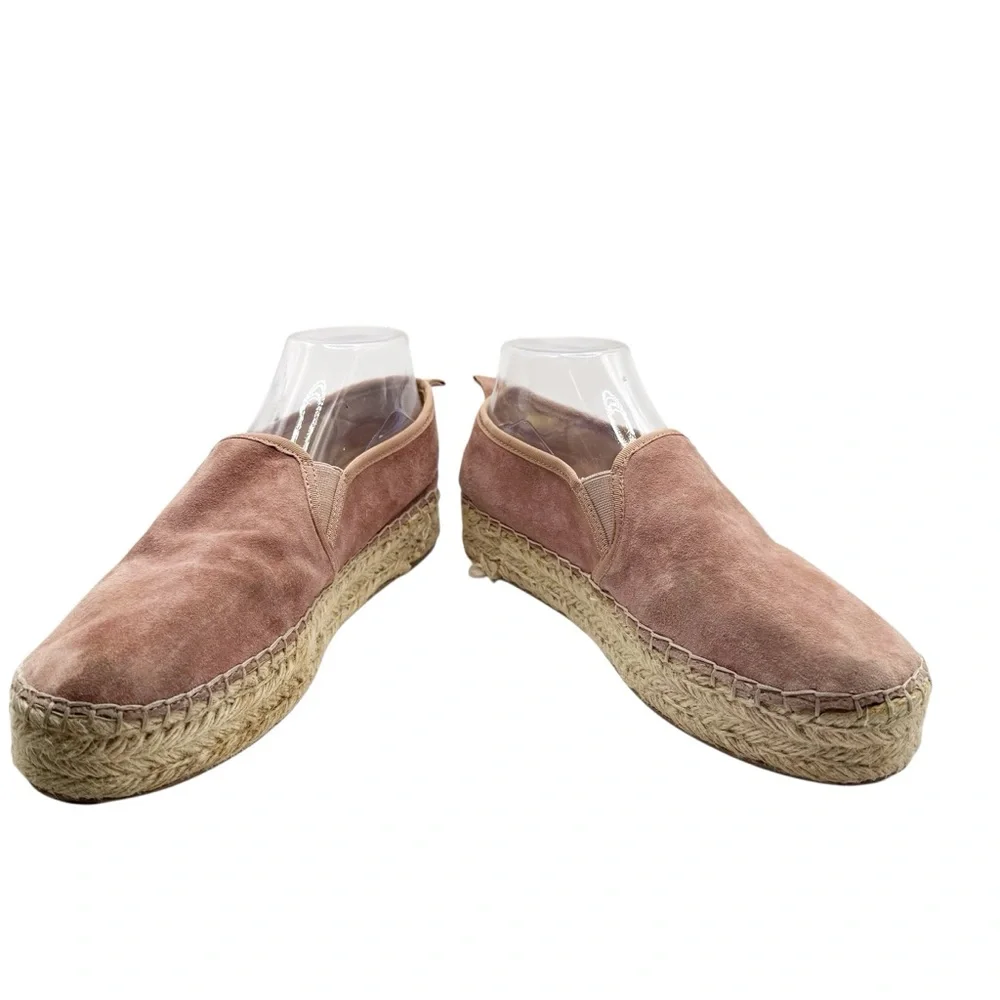 Sam‎ Edelman Carrin Suede Platform Espadrille Flats size 9